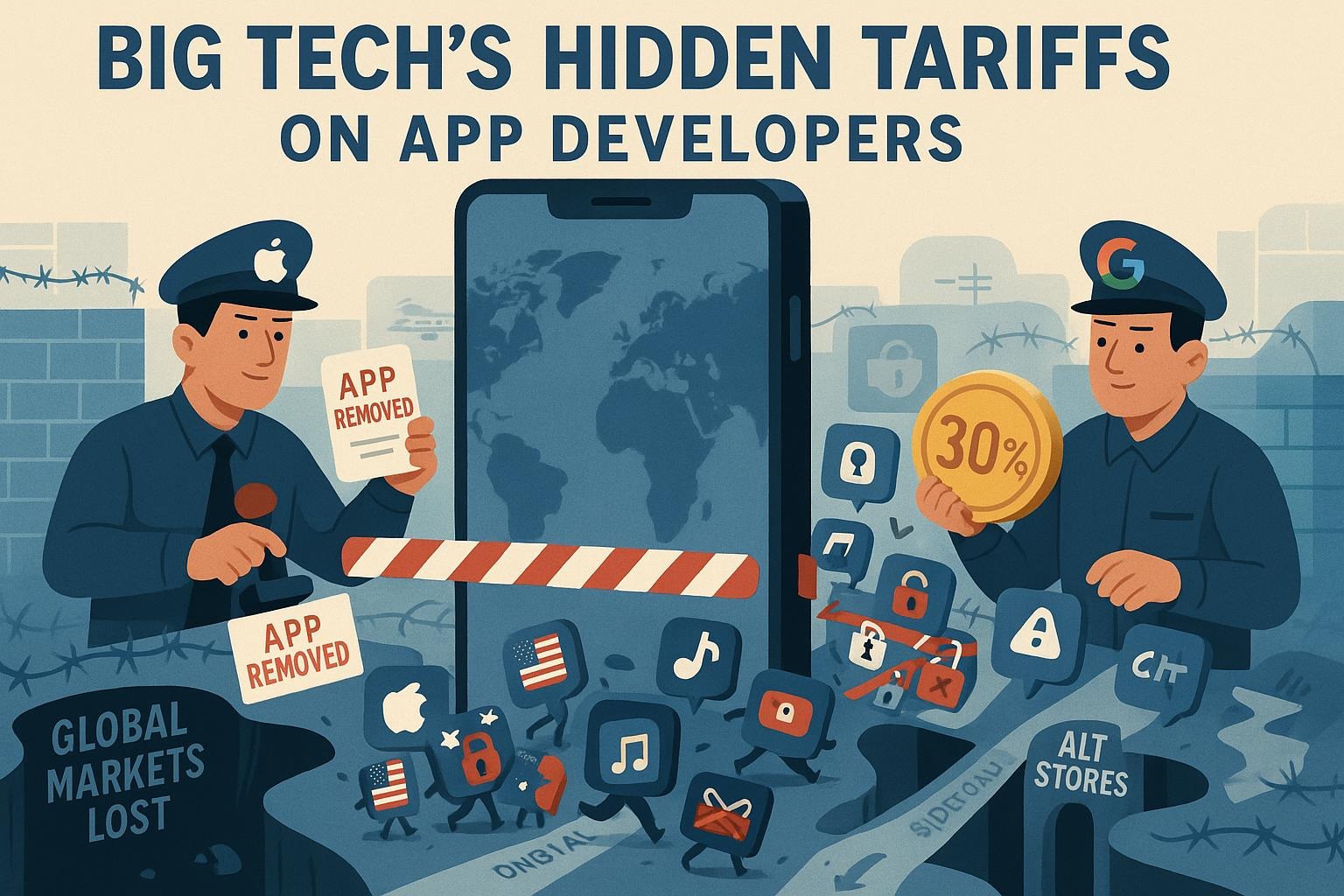Hidden Tariffs: How Apple and Google Quietly Block U.S. Businesses ...